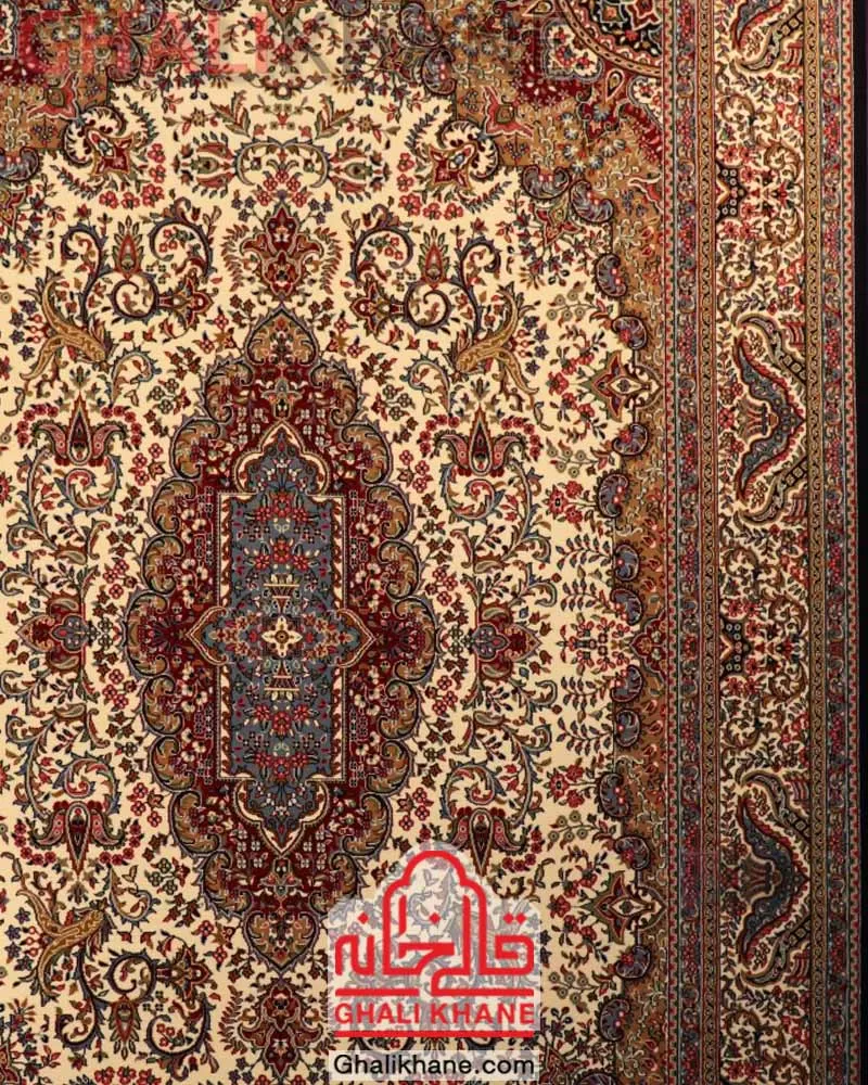 فرش ستاره کویر یزد کلکسیون ایساتیس 500 شانه کد IA-K027-8000 به قیمت عمده