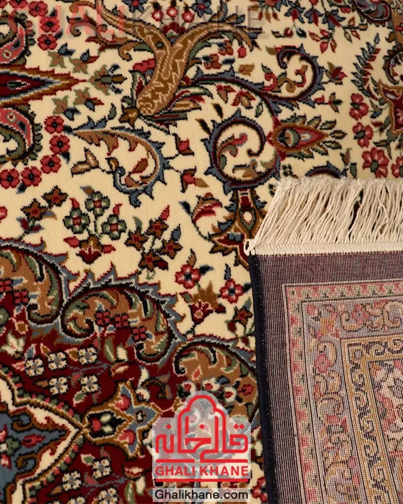 خرید حضوری فرش ستاره کویر یزد کلکسیون ایساتیس 500 شانه کد IA-K027-8000