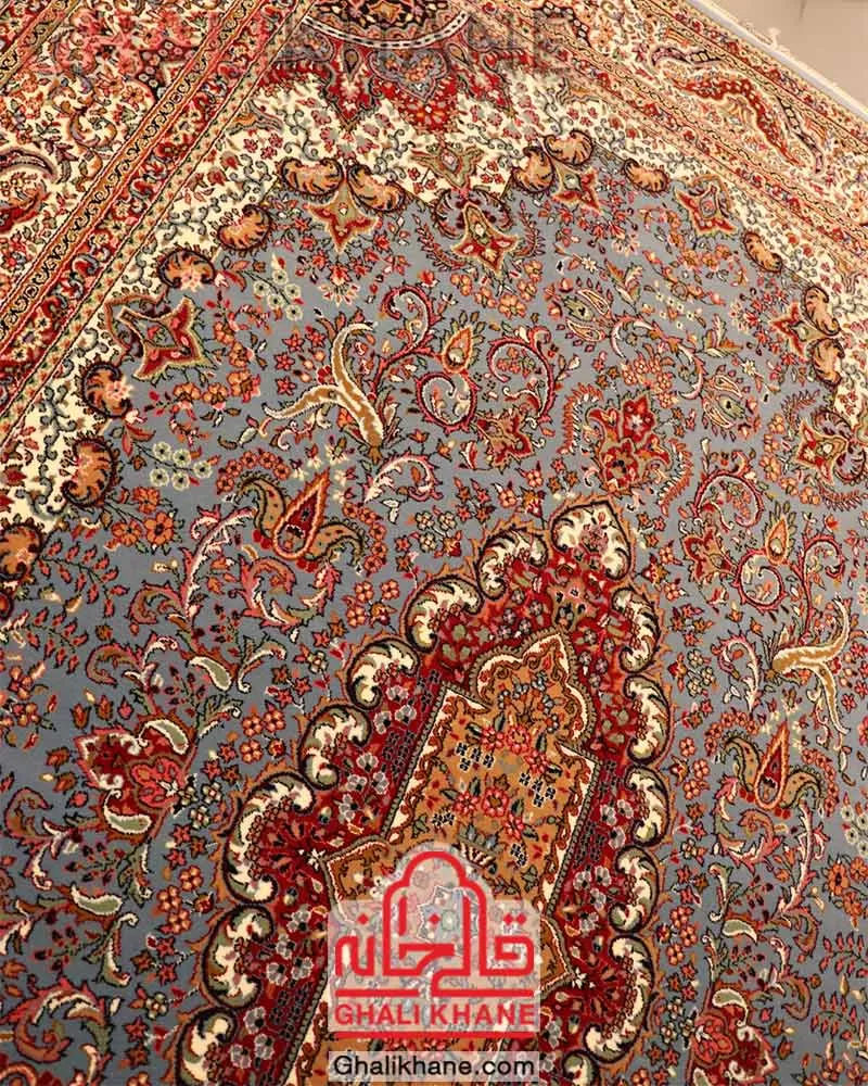 نمایندگی رسمی   فرش ستاره کویر یزد کلکسیون ایساتیس 500 شانه کد IA-K027-8060