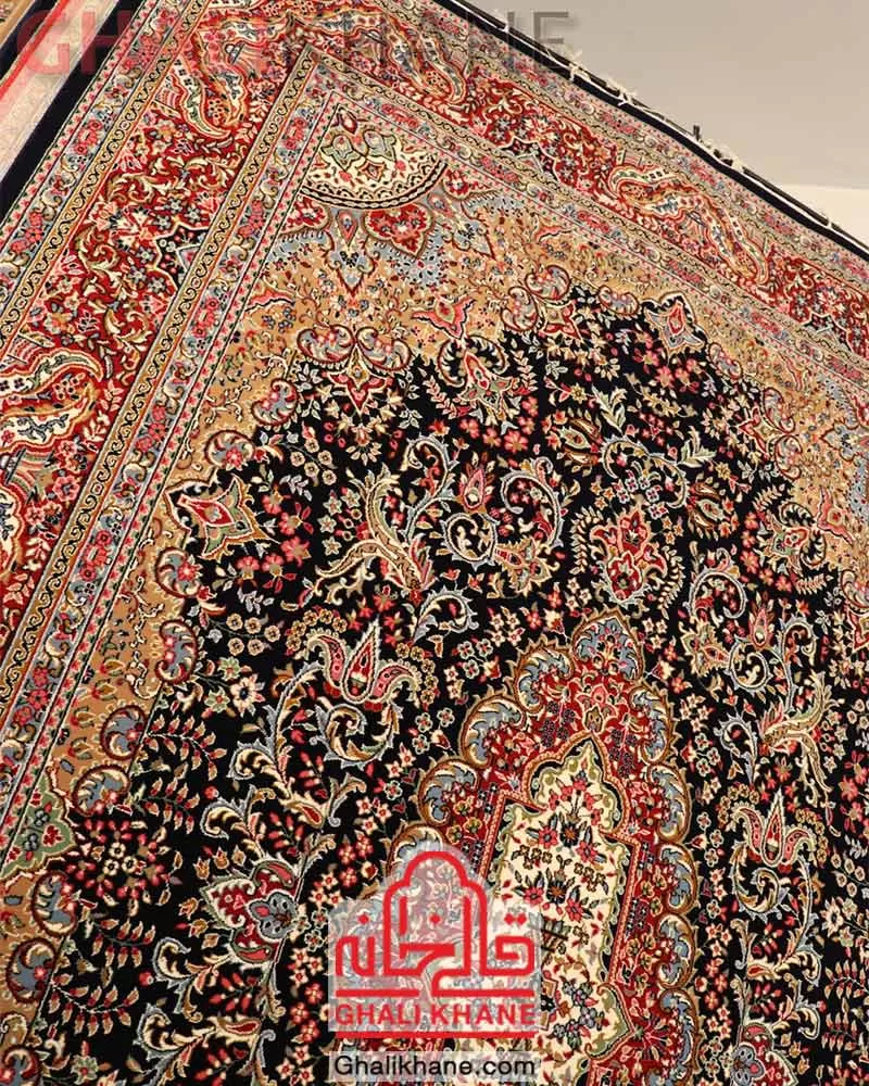 فرش ستاره کویر یزد کلکسیون ایساتیس 500 شانه کد IA-K027-8094