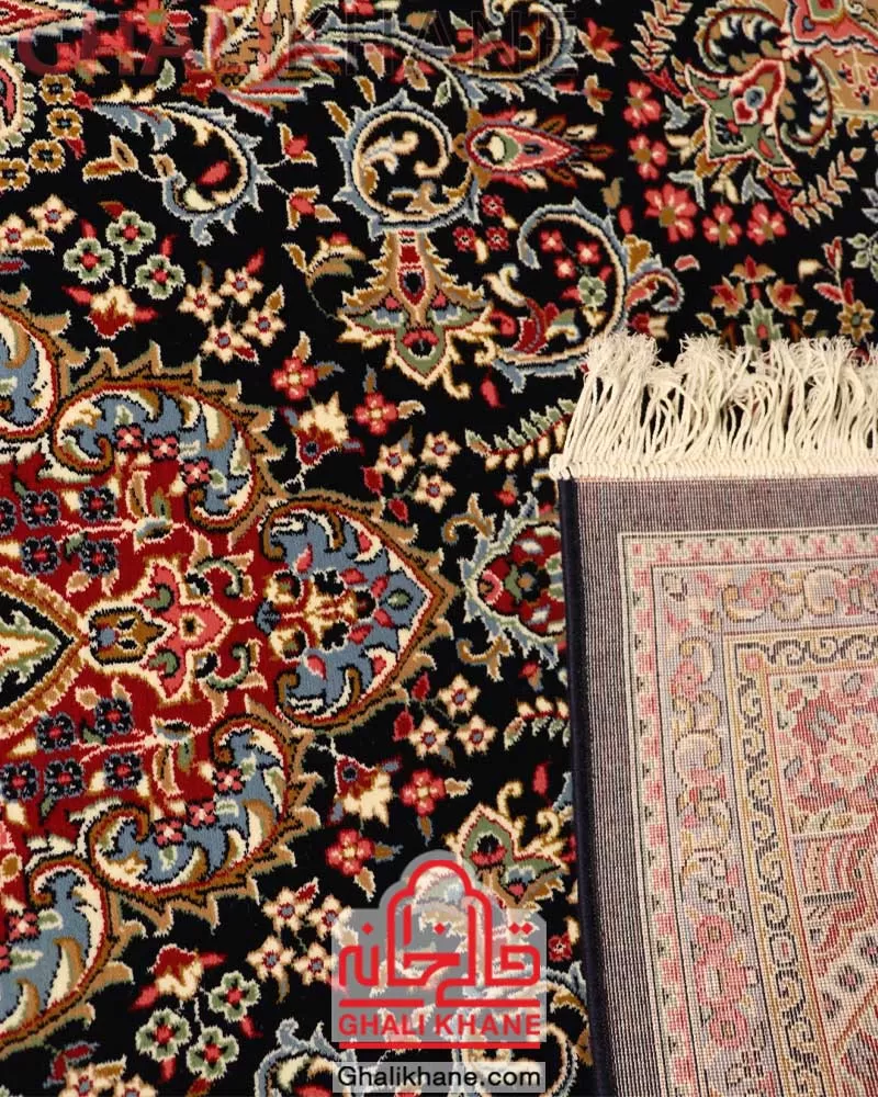 فرش ستاره کویر یزد کلکسیون ایساتیس 500 شانه کد IA-K027-8094 نمیندگی رسمی