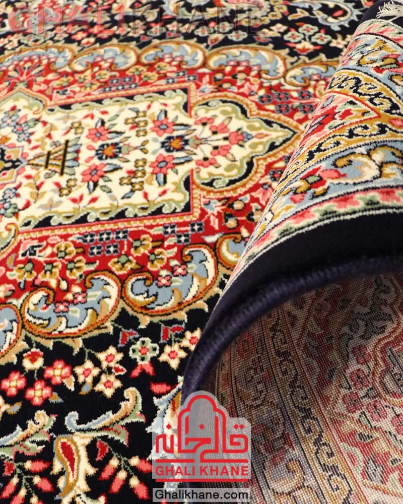 فرش ستاره کویر یزد کلکسیون ایساتیس 500 شانه کد IA-K027-8094 نمایندگی رسمی