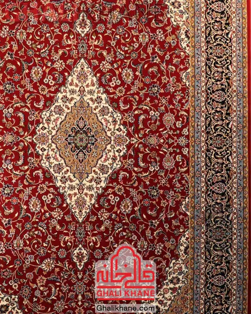 فرش ستاره کویر یزد کلکسیون ایساتیس 500 شانه کد IA-V003-8049 به قیمت عمده