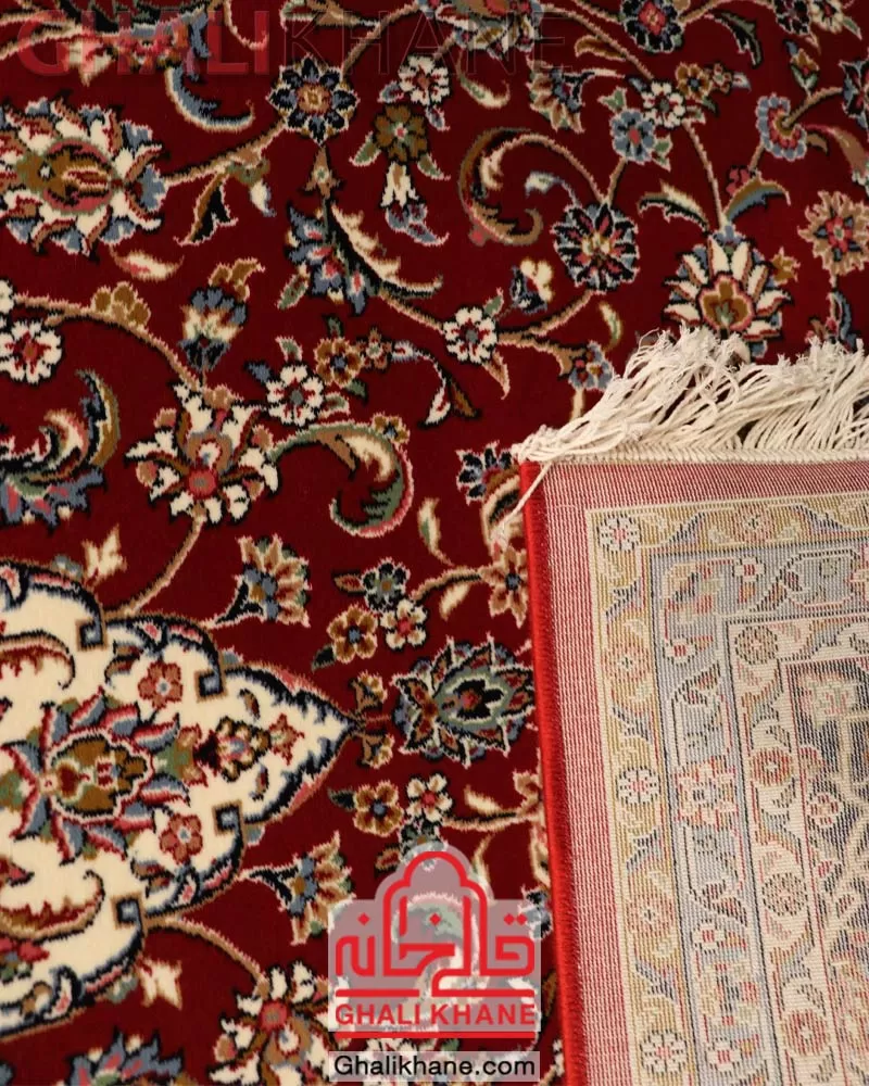 خرید آنلاین   فرش ستاره کویر یزد کلکسیون ایساتیس 500 شانه کد IA-V003-8049