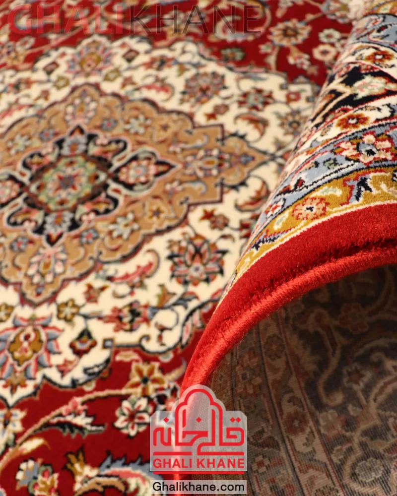 فرش ستاره کویر یزد کلکسیون ایساتیس 500 شانه کد IA-V003-8049