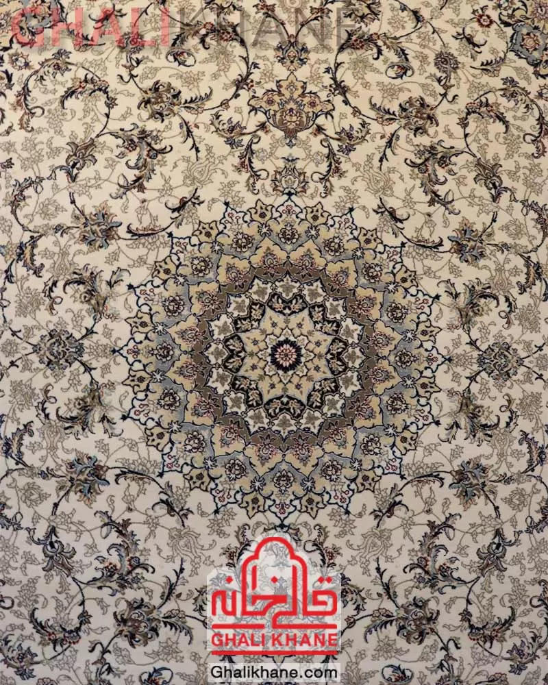 فرش ستاره کویر یزد کلکسیون زهره نوین 700 شانه کد HN-H051-1101
