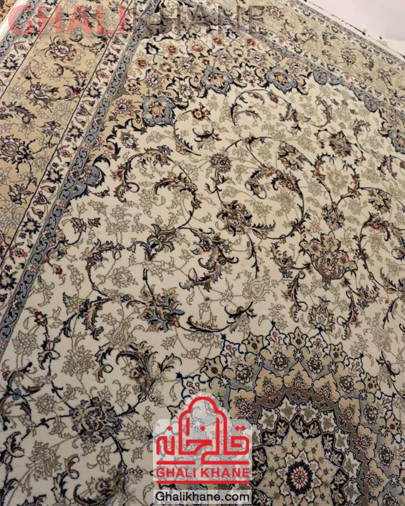 فرش ستاره کویر یزد کلکسیون زهره نوین 700 شانه کد HN-H051-1101 ارسال سریع