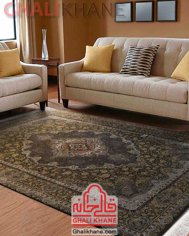 فرش ستاره کویر یزد کلکسیون ستارگان 1500 شانه کد E507-1077