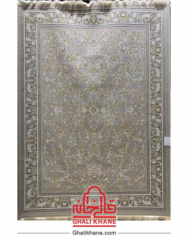 فرش نگین مشهد کد 1227 نقره ای
