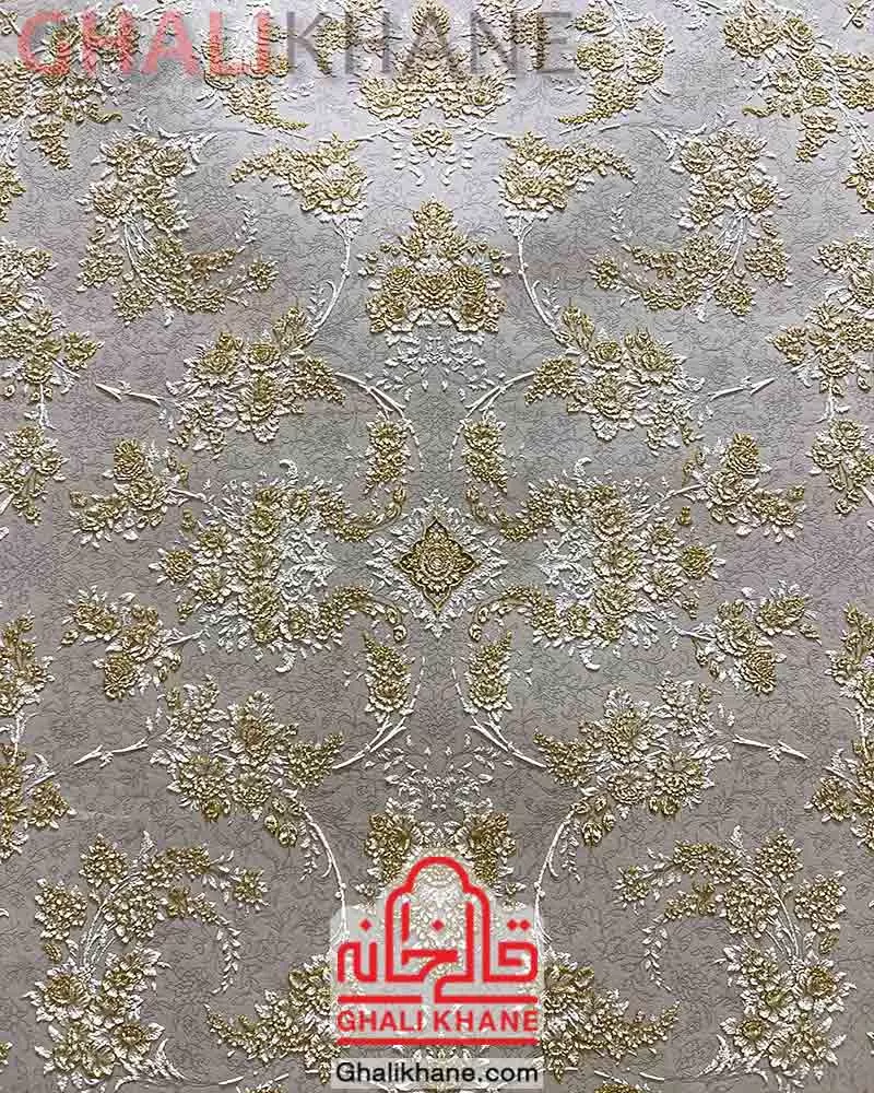 فرش نگین مشهد طرح 1227 نقره ای