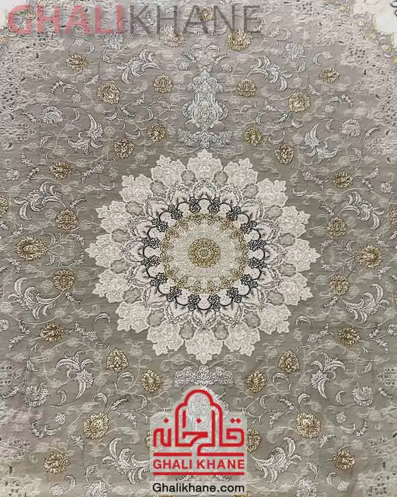 فرش نگین مشهد 700 شانه کد 2610 خاکستری