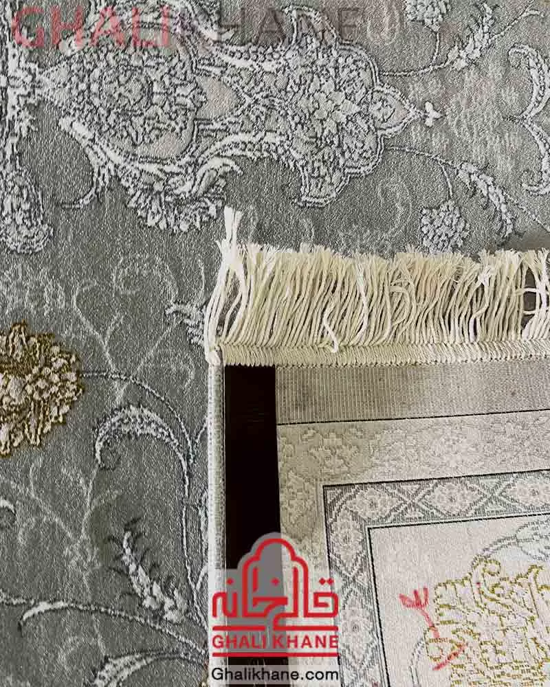 فرش نگین مشهد 700 شانه کد 2610 خاکستری