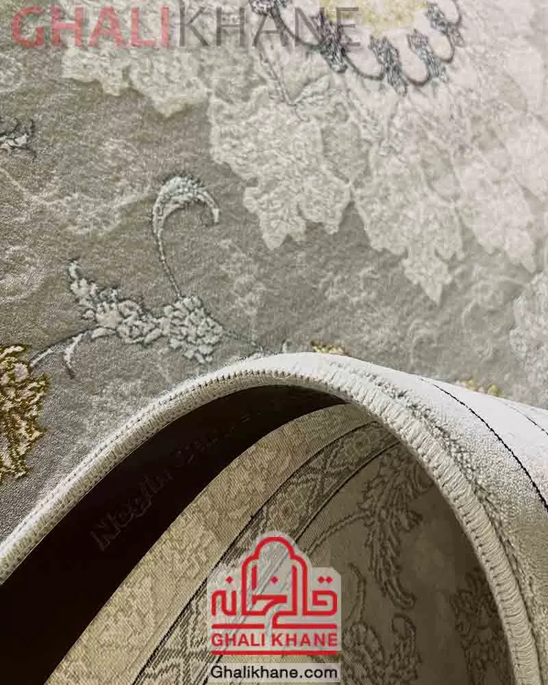 فرش نگین مشهد 700 شانه کد 2610 خاکستری