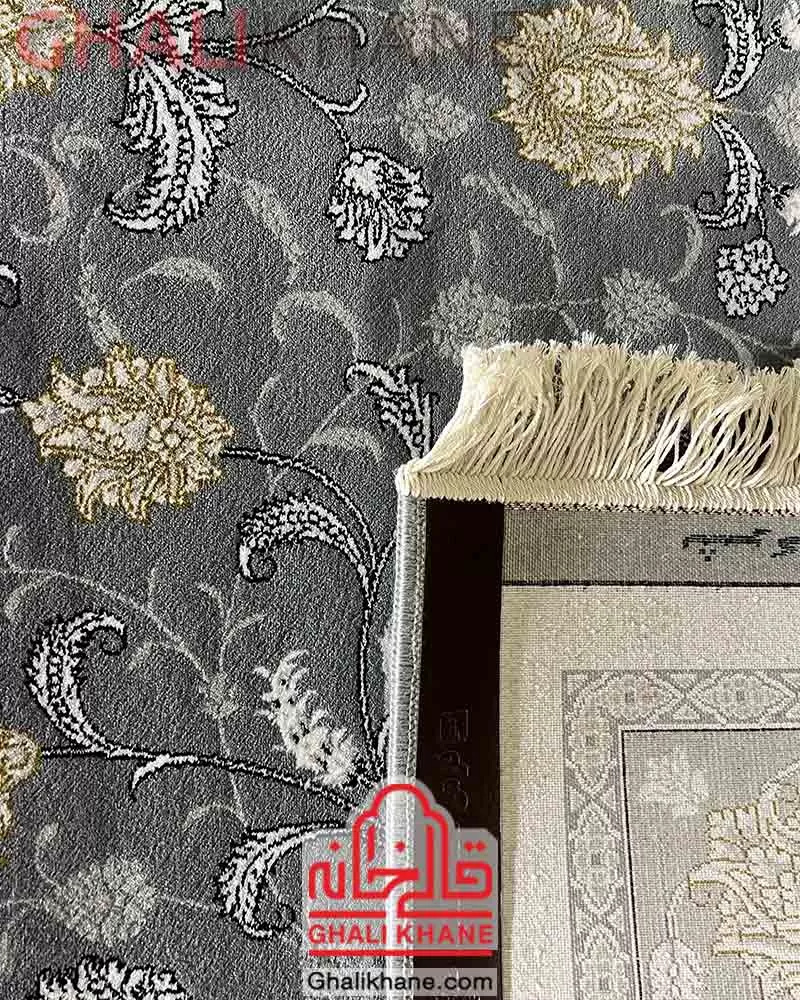 فرش نگین مشهد 700 شانه کد 2612 دودی