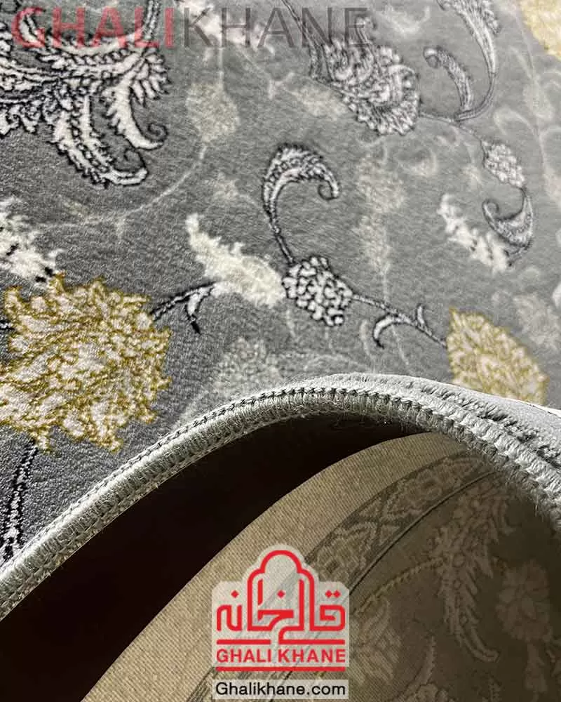 فرش نگین مشهد 700 شانه کد 2612 دودی