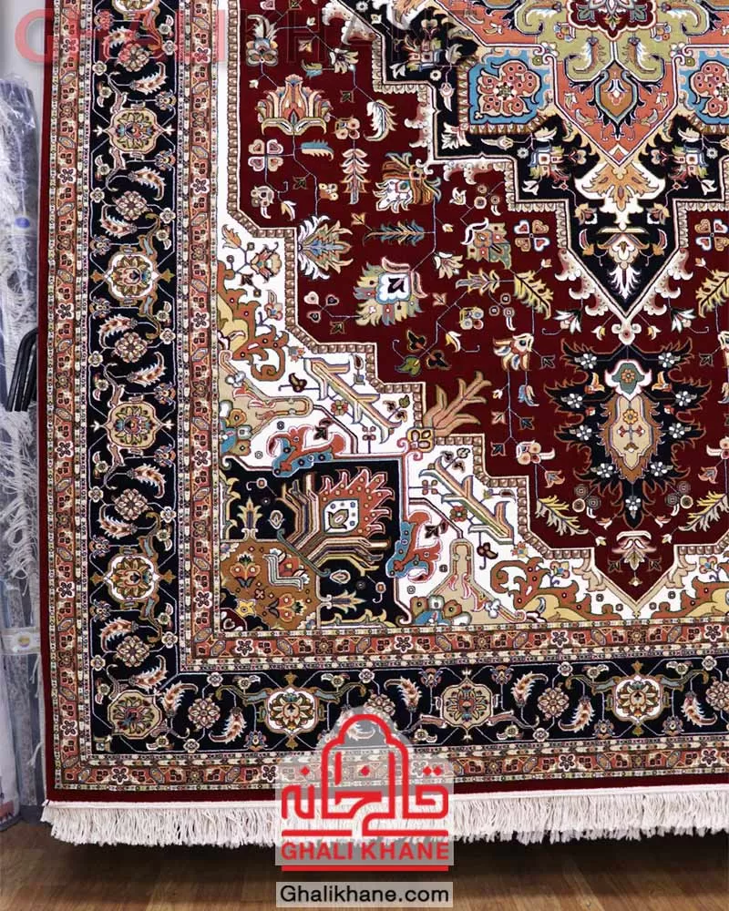 فرش مشهد طرح هریس لاکی کد 722235