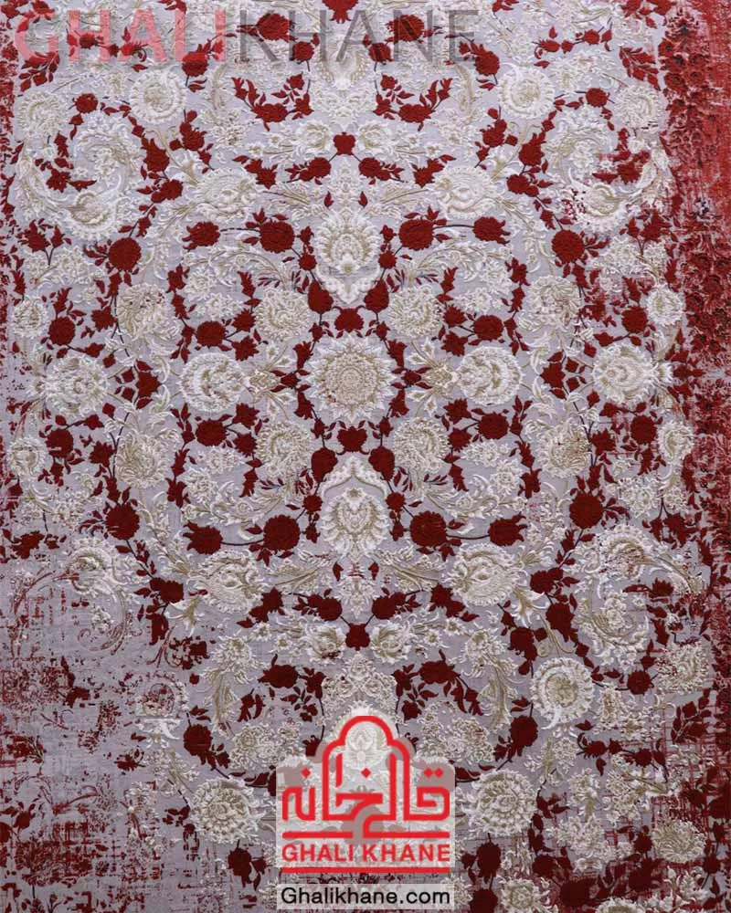 فرش مشهد کد 803592 سرمه ای