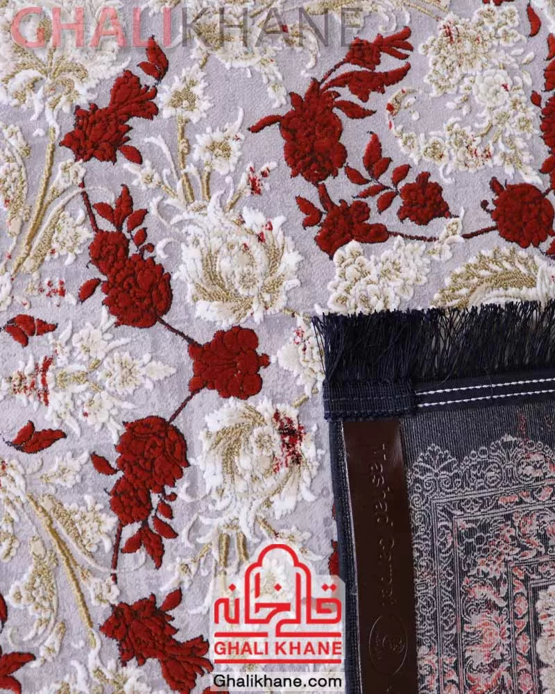 فرش مشهد کد 803592 سرمه ای