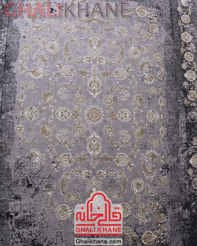 فرش وینتیج مشهد 1200 شانه کد 803594 فیلی
