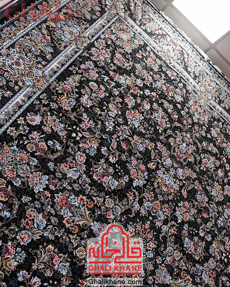 فرش مشهد کد 815052 مشکی
