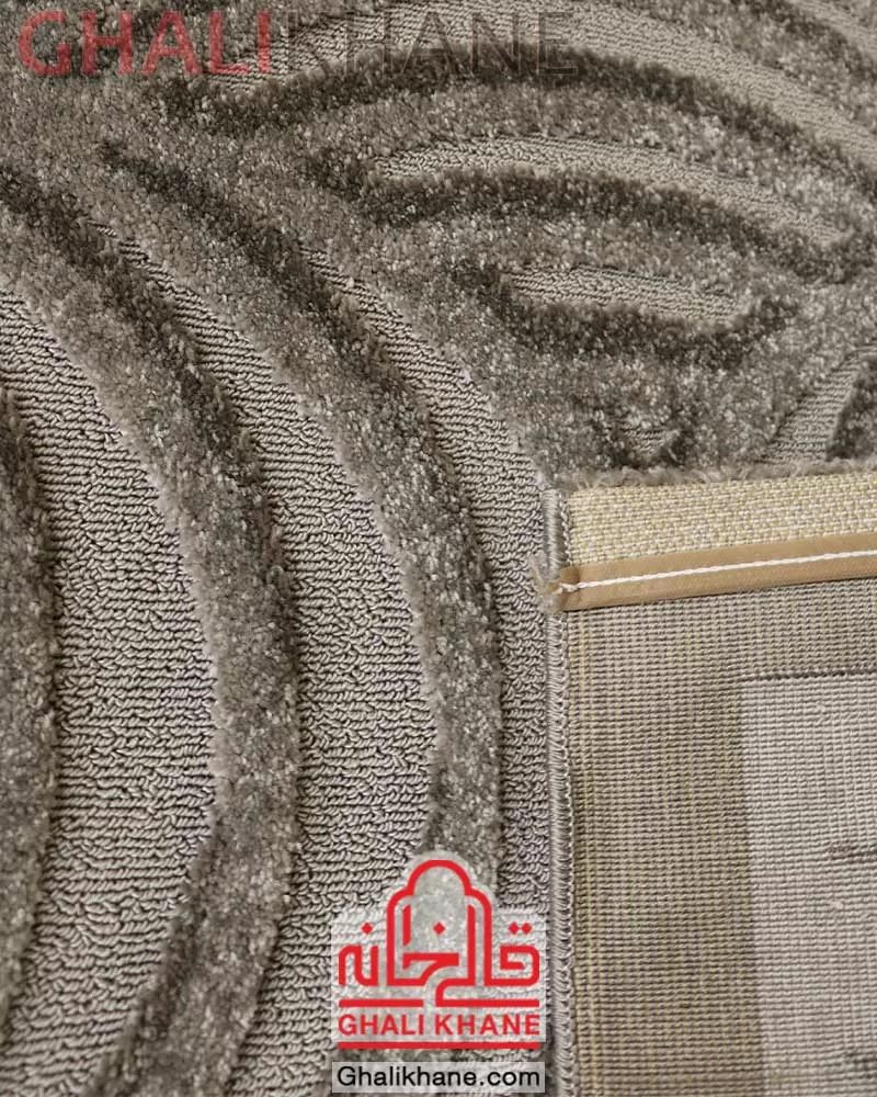 گلیم فرش  ساوین کد 7443 نقره ای