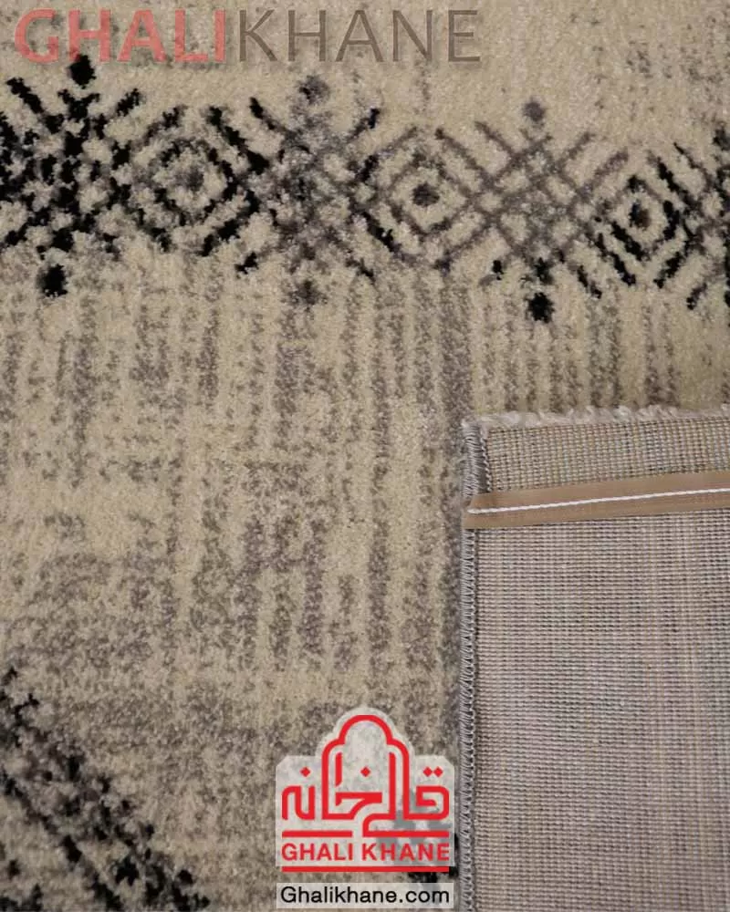 گلیم فرش ساوین کد 4147 کرم