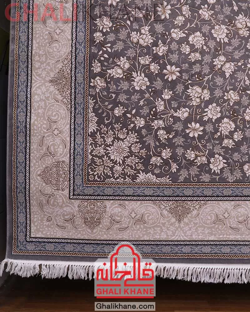 فرش زمرد مشهد 700 شانه کد 28001 طوسی