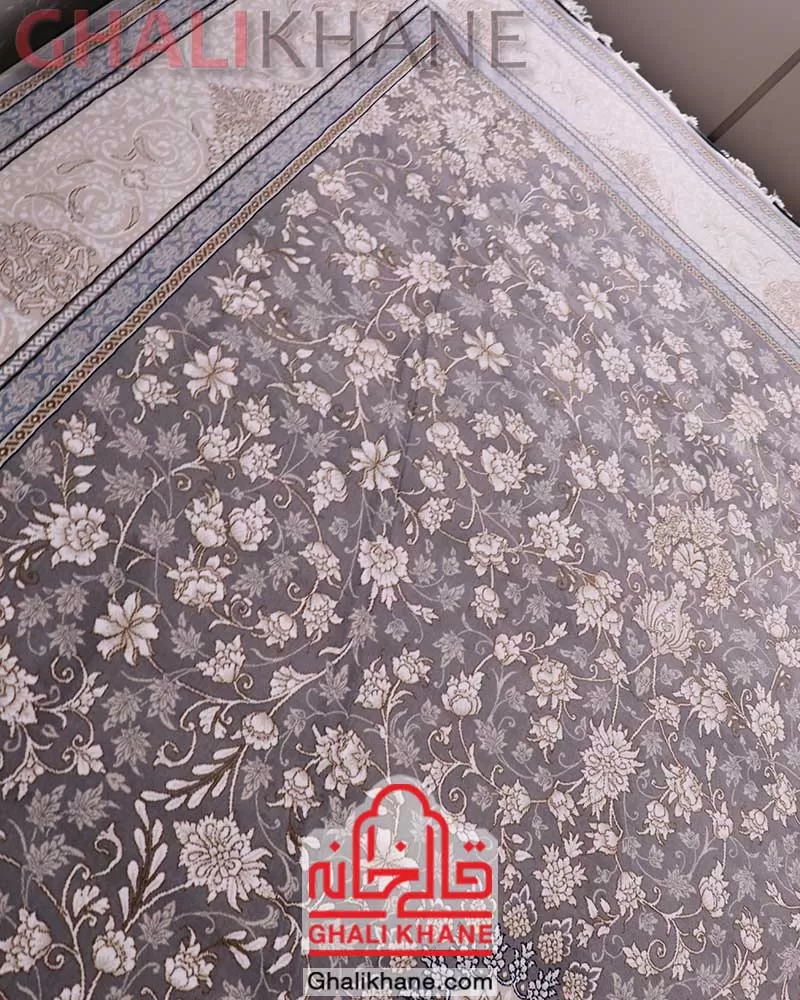 فرش زمرد مشهد 700 شانه کد 28001 طوسی