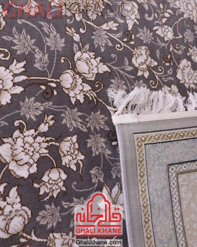 فرش زمرد مشهد 700 شانه کد 28001 طوسی