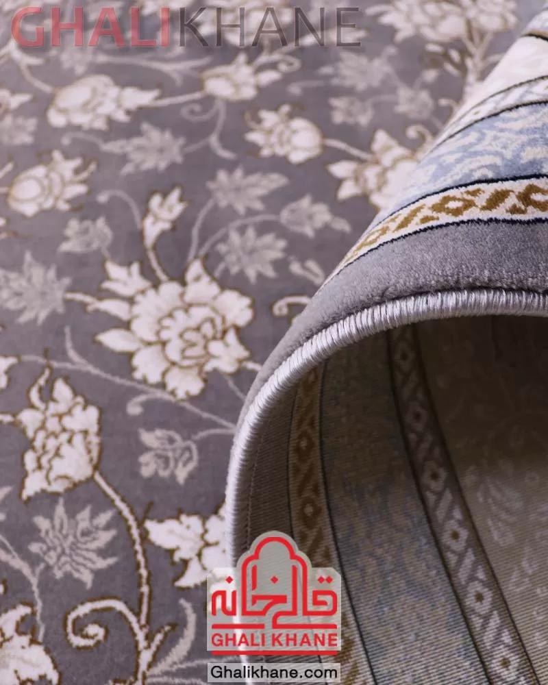 فرش زمرد مشهد 700 شانه کد 28001 طوسی
