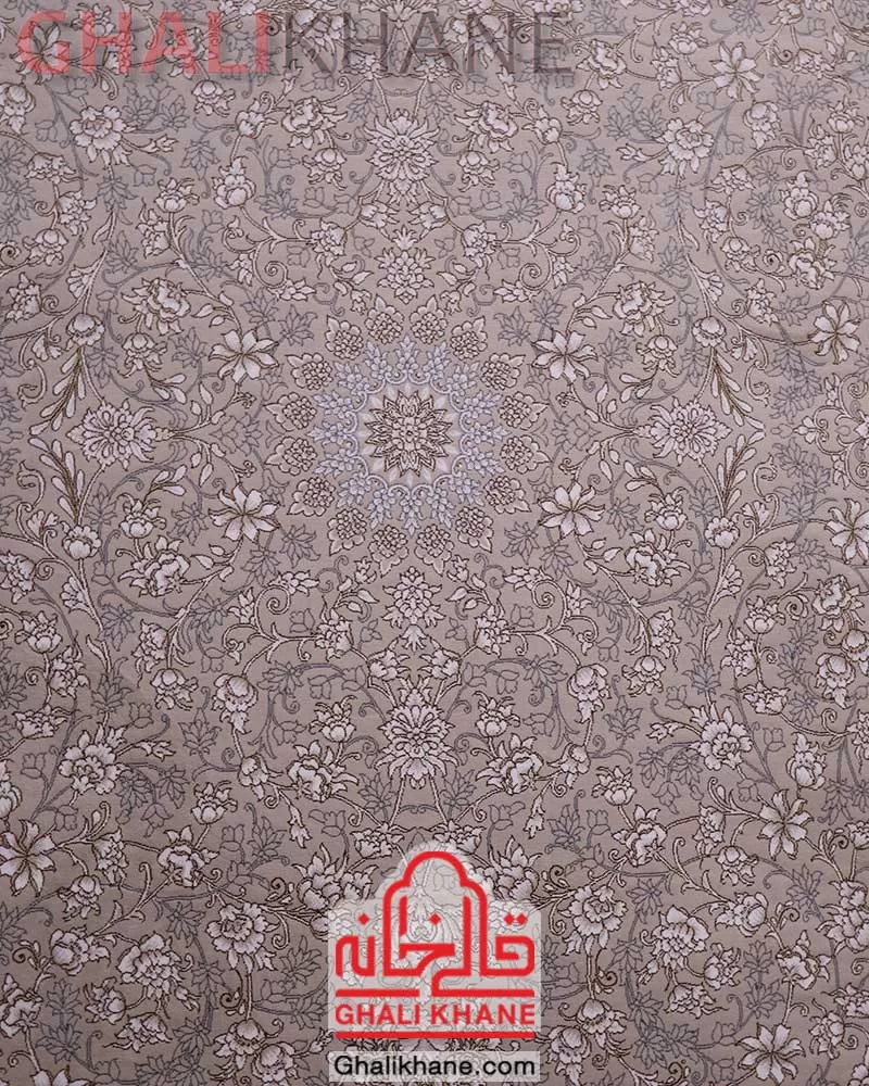 فرش زمرد مشهد 700 شانه کد 28001 کرم