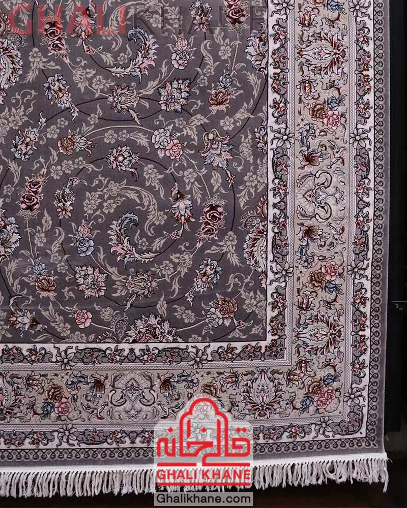 فرش زمرد مشهد 700 شانه کد 28003 طوسی