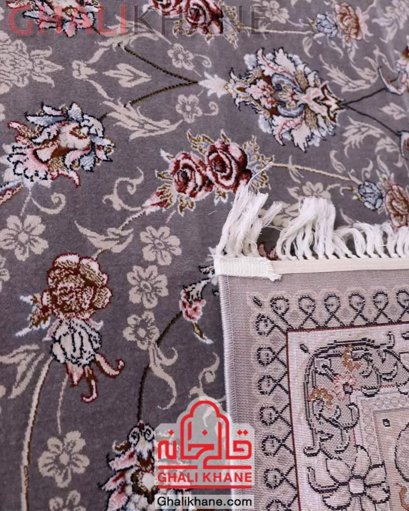 فرش زمرد مشهد 700 شانه کد 28003 طوسی