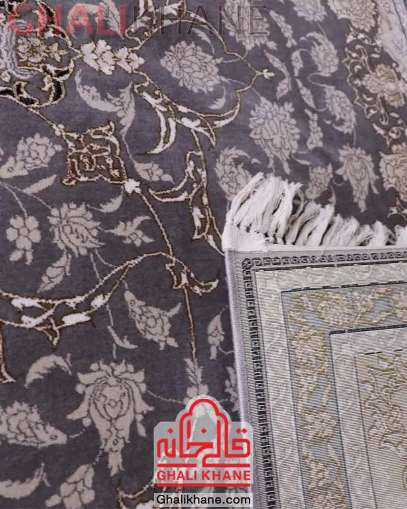 فرش زمرد مشهد 700 شانه کد 28004 طوسی
