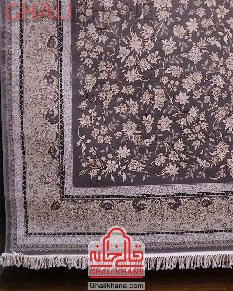 فرش زمرد مشهد 700 شانه کد 28005 طوسی