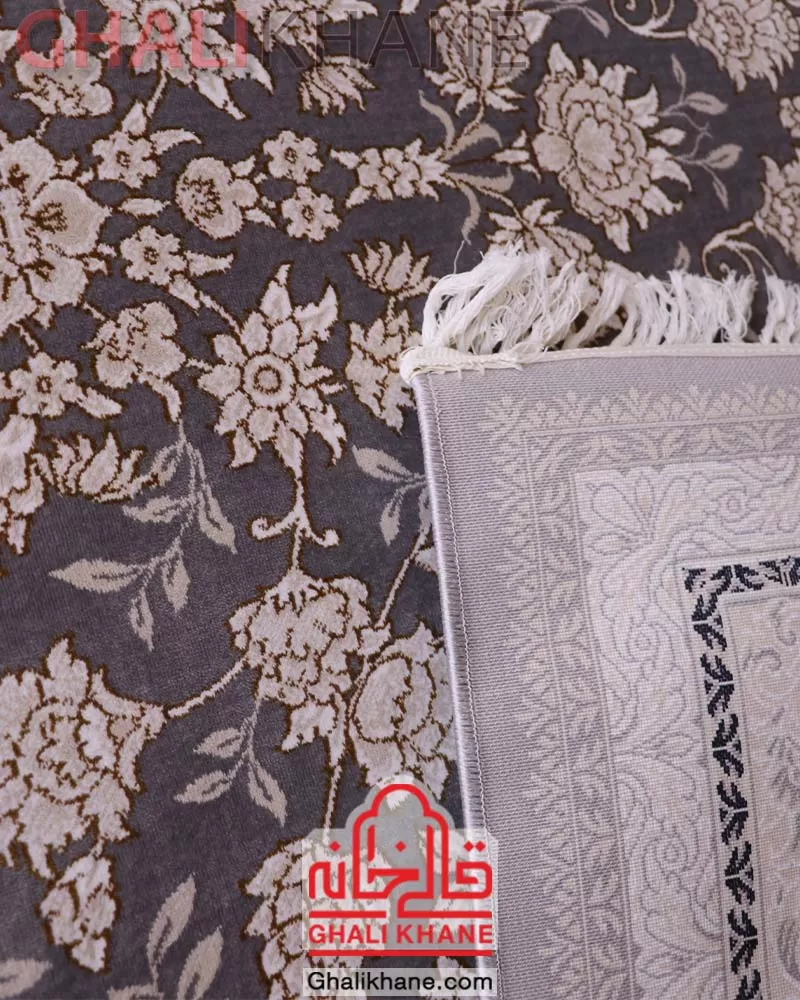 فرش زمرد مشهد 700 شانه کد 28005 طوسی