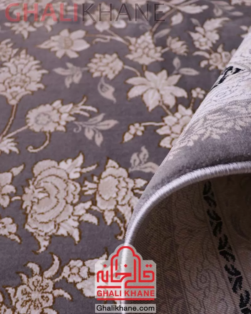 فرش زمرد مشهد 700 شانه کد 28005 طوسی