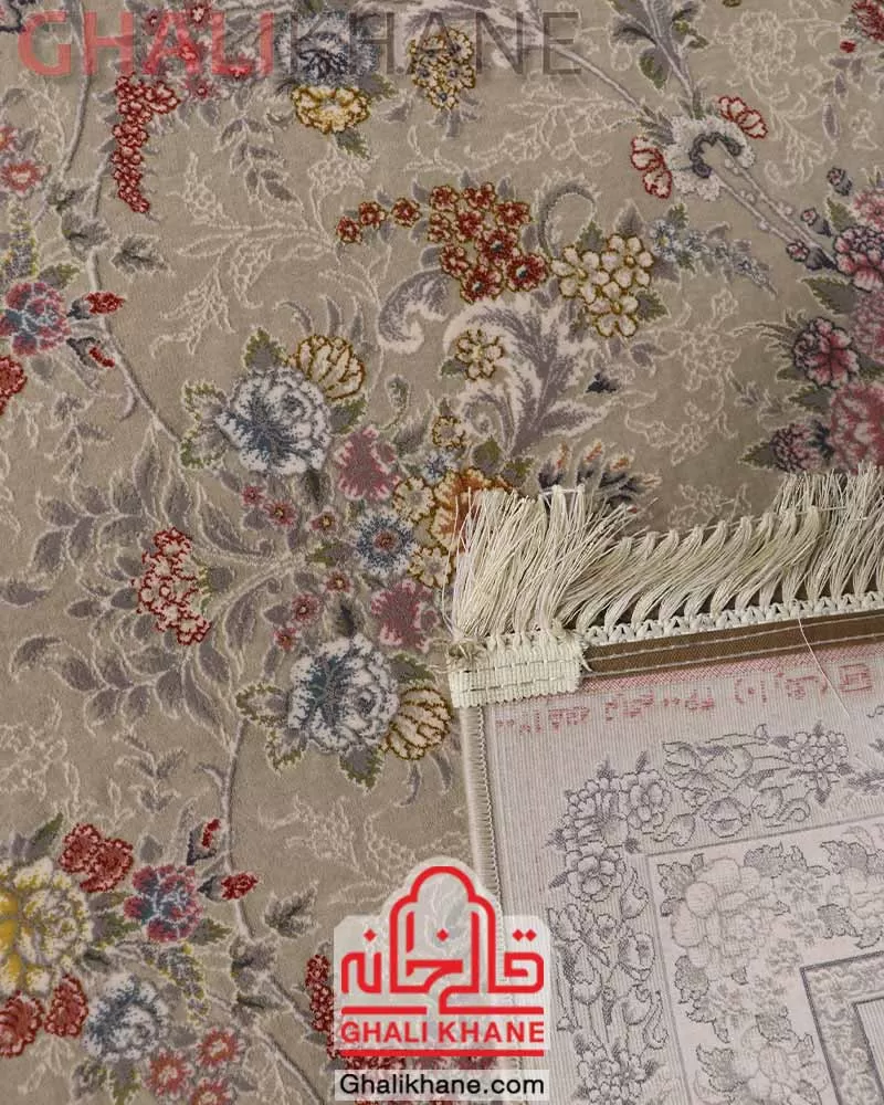 فرش تهران 1200 شانه طرح آرام کرم