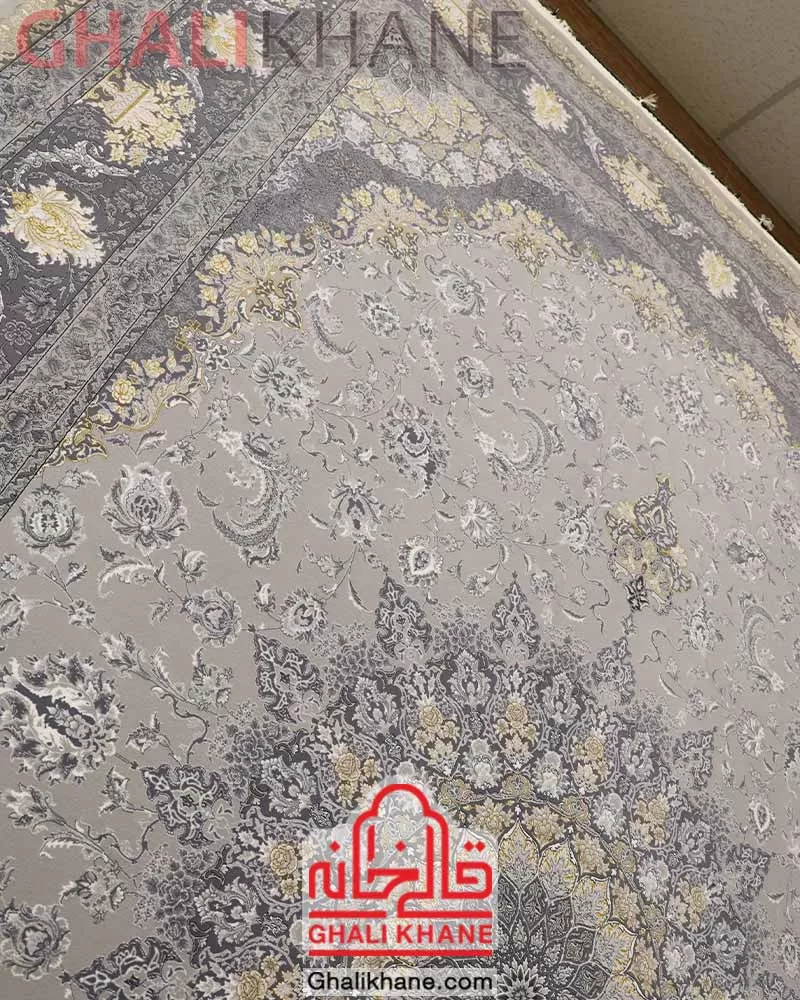 فرش تهران 1200 شانه طرح نقش‌جهان طلاکوب فیلی ارسال به سراسر کشور