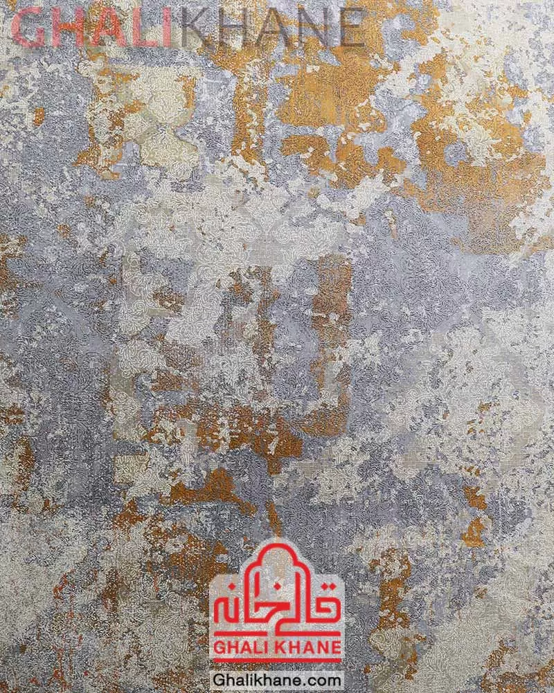 فرش تهران 1200 شانه طرح ابرش طوسی ارسال اکسپرس