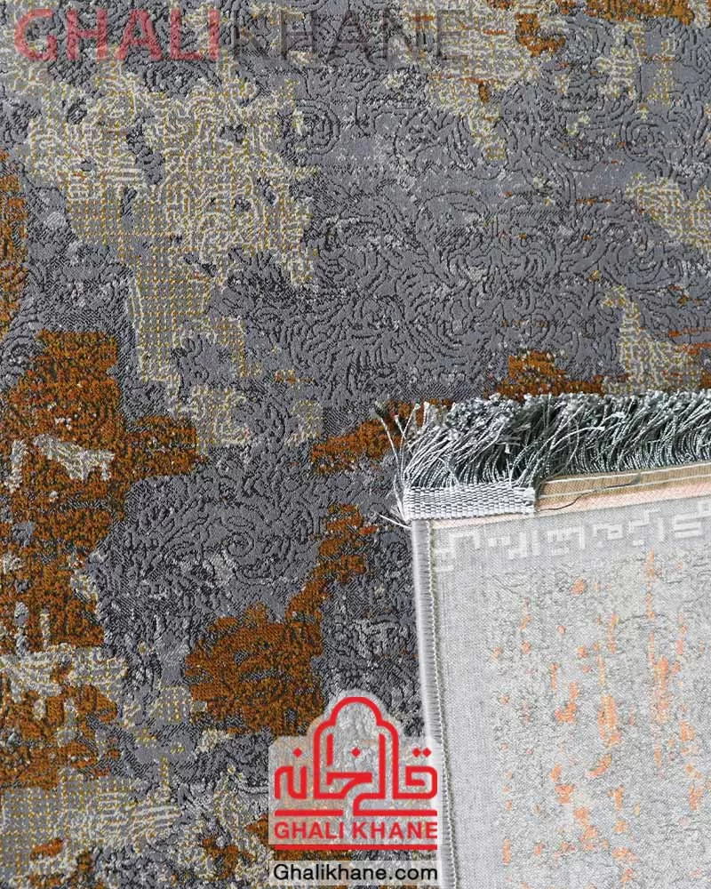 فروشگاه قالیخانه فرش تهران 1200 شانه طرح ابرش طوسی
