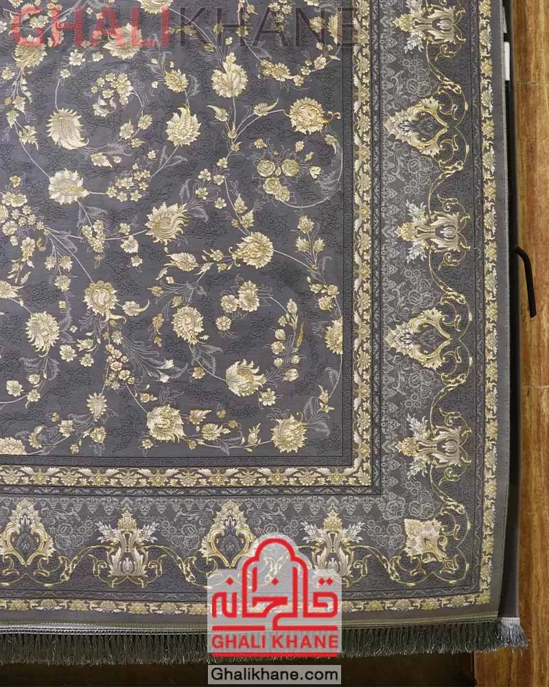 نمایندگی  فرش تهران 1200 شانه طرح آتوسا طلاکوب طوسی