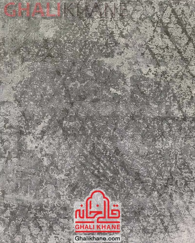فرش تهران 1200 شانه طرح آوا طوسی آبی ارسال سریع
