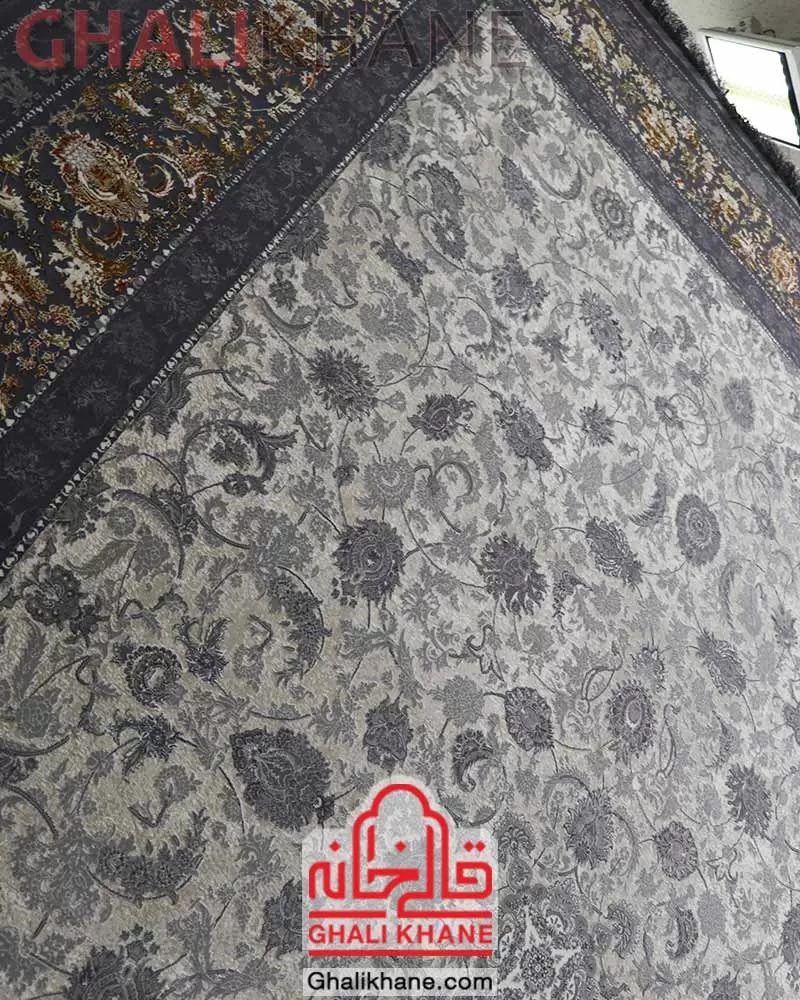 ارسال اکسپرس فرش تهران 1200 شانه طرح رامش کرم
