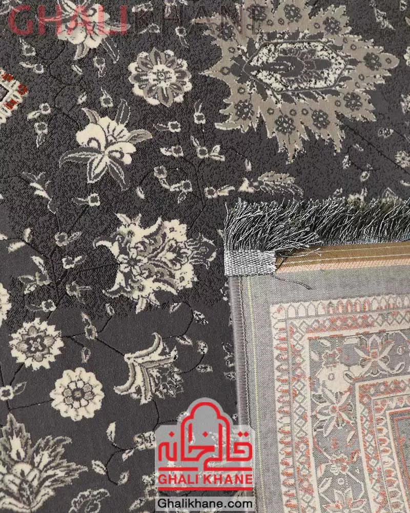 ارسال اکسپرس فرش تهران 1200 شانه طرح هریس طوسی مسی