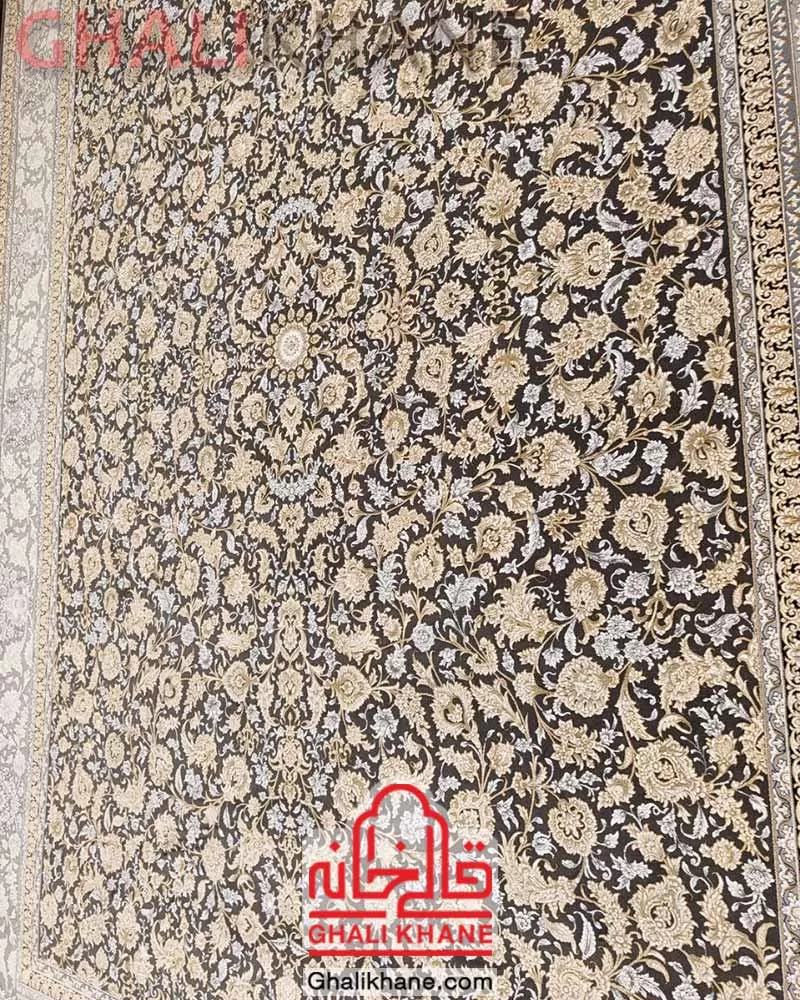 فرش زمرد مشهد 1200 شانه کد 23013 الماسی