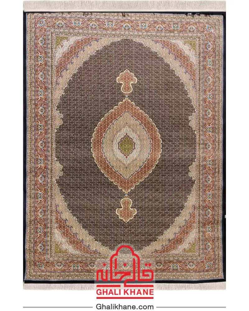 فرش نگین مشهد طرح ریز ماهی 700 شانه کد 2615