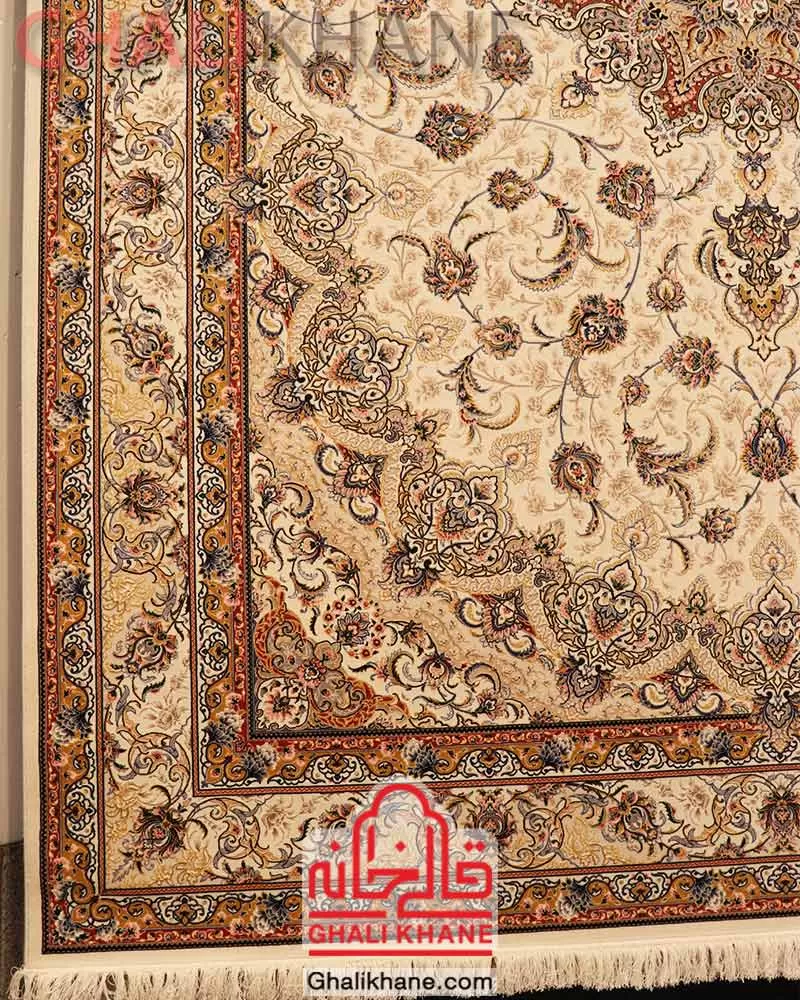 فرش ستاره کویر یزد کلکسیون عالی قاپو 1000 شانه کد HAL-050-3002