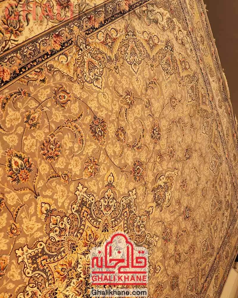 فرش ستاره کویر یزد کلکسیون عالی قاپو 1000 شانه کد HA-050-3032