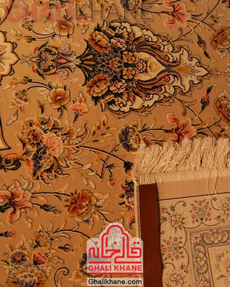 فرش ستاره کویر یزد کلکسیون عالی قاپو 1000 شانه کد HA-051-3012